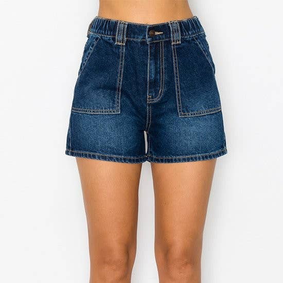 PANTALONES CORTOS CON BOLSILLO RÍGIDO ELÁSTICO