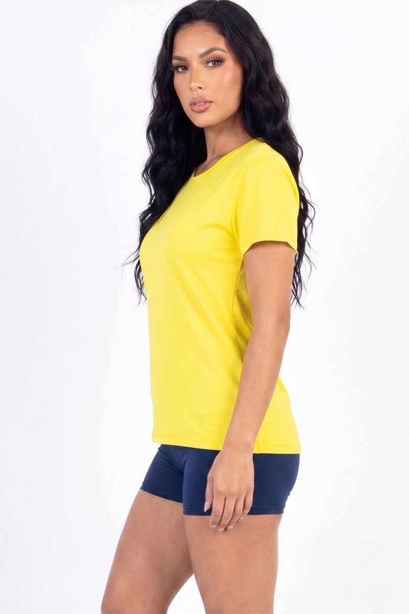 Camiseta básica de manga corta