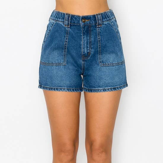 PANTALONES CORTOS CON BOLSILLO RÍGIDO ELÁSTICO